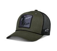 Alpinestars Booted Trucker Hat Military Black Baseball Cap