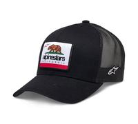 Alpinestars Cali 2.0 Hat Unisex Casual Baseball Cap Snap Back Black White Mesh