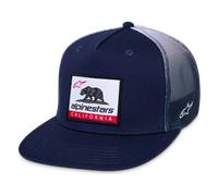 Alpinestars Cali Gradient Trucker Cap Navy/WhiteOnesize Navy,White