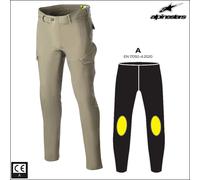 Alpinestars Caliber Tech Motorcycle Jeans Reinforced Riding Trousers Black Green