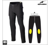 Alpinestars Caliber Tech Motorcycle Jeans Reinforced Riding Trousers Black Green