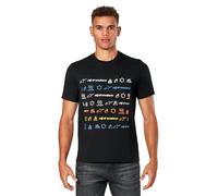 Alpinestars Casual wear T-Shirt - Glyfs CSF Tee - Black Short Sleeve Size XL