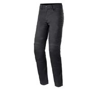 Alpinestars Cerium Tech-Stretch Denim Motorcycle Motorbike Jeans Black Rinse