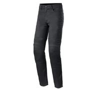 Alpinestars Cerium Tech Stretch Denim Motorcycle Motorbike Jeans Black Rinse