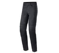 Alpinestars Cerium Tech-Stretch Motorcycle Jeans Slim Black Riding Trousers