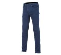 Alpinestars Cerium Tech-Stretch Riding Denim Motorcycle Bike Jeans Rinse Blue