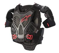 Alpinestars A-6 Chest Protector, black-red, size XS S for Men