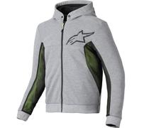 Alpinestars Chrome Air Motorcycle Motorbike Sport Hoodie - Grey Heather / Black