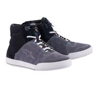 Alpinestars Chrome Air Motorcycle Riding Shoes - Black / Cool Grey / Blue