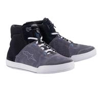 Alpinestars Chrome Air Motorcycle Shoes - Black/Cool Gray/Blue 25125221247