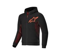 Alpinestars Chrome Air Sport Motorbike Motorcycle Hoodie Black / Fluo Red