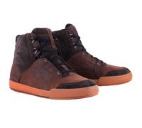 Alpinestars Chrome Crafted Drystar Waterproof Motorcycle Boots Trainers Brown