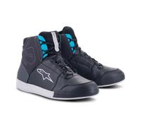 Alpinestars Stella Chrome Drystar Waterproof Ladies Motorcycle Shoes, black-blue, size 38 for Women