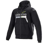 Alpinestars Chrome Ignition Hoodie - Black/Fluorescent Yellow 4200822155