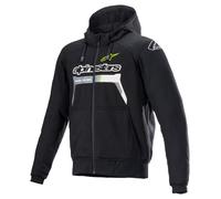 Alpinestars Chrome Ignition Motorcycle Textile Jacket, black-yellow, size L for Men