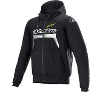 Alpinestars Chrome Ignition Motorcycle Textile Jacket, black-yellow, size L for Men