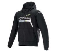 Alpinestars Chrome Ignition Motorcycle Textile Jacket, black-yellow, size S for Men