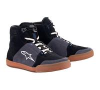 Alpinestars Chrome Men's Motorcycle Shoes (Black/Grey/Brown), 9.5 = (42.5), Black asphalt rubber blue, 9.5 UK