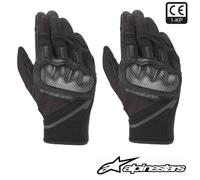 Alpinestars Chrome Short Leather Summer Motorcycle Gloves Mesh Motorbike Sports
