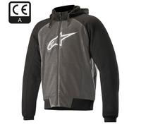 Alpinestars Chrome Sport Hoodie Black / Black Motorcycle Hooded Top Hoody