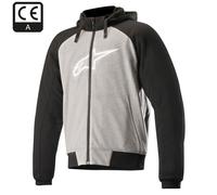 Alpinestars Chrome Sport Hoodie Black / Black Motorcycle Hooded Top Hoody