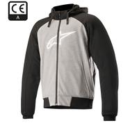 Alpinestars Chrome Sport Hoodie Black / Black Motorcycle Hooded Top Hoody