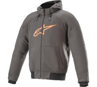 Alpinestars Chrome Sport Motorcycle Hoodie, grey/orange, size 3XL
