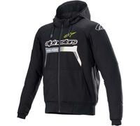 Alpinestars Chrome Sport Motorcycle Jacket Black Grey White Green