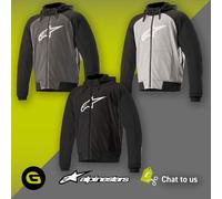 Alpinestars Chrome Sport Motorcycle Hoodie, black, size 3XL