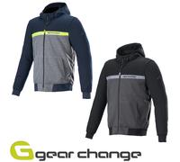 Alpinestars Chrome Street Motorcycle Textile Jacket, blue-yellow, size M