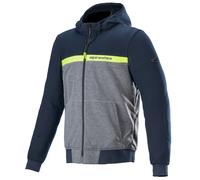 Alpinestars Chrome Street Motorcycle Hoodie Blue/GreyS Blue,Grey