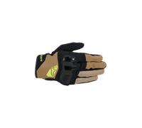 Alpinestars Chrome V2 Motorcycle Gloves, black-green-brown-beige, size L for Men