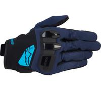 Alpinestars Chrome V2 Motorcycle Gloves, black-blue, size 3XL for Men