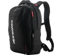 Alpinestars City Hunter V2 Motorcycle Backpack, Waterproof, Lightweight, Ergonomic Design, Padded & Secure Storage for Riders, Black/White, One Size, Motorcycling