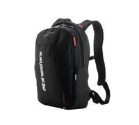 Alpinestars City Hunter V2 Motorcycle Backpack, Waterproof, Lightweight, Ergonomic Design, Padded & Secure Storage for Riders, Black/White, One Size, Motorcycling