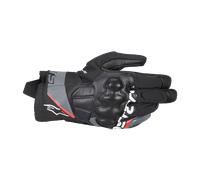 Alpinestars Corozal V3 Drystar waterproof Motocycle Gloves, black-grey-red, size 4XL for Men