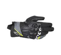 Alpinestars Corozal V3 Drystar waterproof Motocycle Gloves, black-grey-yellow, size M for Men