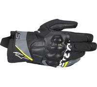Alpinestars Corozal V3 Drystar waterproof Motocycle Gloves, black/grey/yellow, size XL