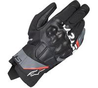 Alpinestars Corozal V3 Drystar waterproof Motocycle Gloves, black-grey-red, size 4XL for Men