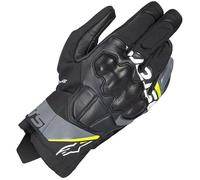 Alpinestars Corozal V3 Drystar waterproof Motocycle Gloves, black-grey-yellow, size 3XL for Men