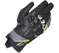 Alpinestars Corozal V3 Drystar Waterproof Motorbike Gloves - Black/Grey/Yellow