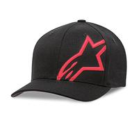 Alpinestars, Corp Shift 2 Flexfit, Baseball Cap, Black/Red, 23X, Unisex-Adult
