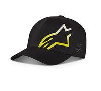 Alpinestars, Corp Shift Comet Delta Hat, Baseball Cap, Blk/Hi Vis Y., LXL, Unisex-Adult