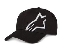 Alpinestars Men's Corp Snap 2 Hat Baseball Cap Snap Back Black/White