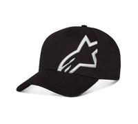 Alpinestars Corp Snap 2 Hat Unisex Motorcycle Snapback Cap Black Charcoal White
