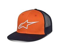 Alpinestars, Corp Trucker, Baseball Cap, Orange/Navy, Os, Unisex-Adult, One Size