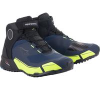 Alpinestars CR-X Drystar Motorcycle Shoes, black-blue-yellow, size 40