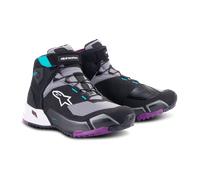 Alpinestars CR-X Drystar® Women's MC Shoes Plom Tea Black/Grey/Plum/Teal40 Black,Grey,Plum,Teal