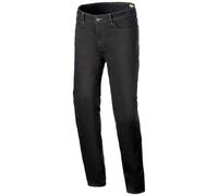 Alpinestars Cult-8 Stretch Denim Motorcycle Textile Pants, black, size 33