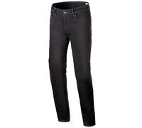Alpinestars Cult-8 Stretch Denim Jeans Motorbike Motorcycle Black Rinse